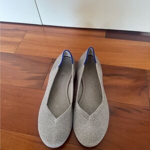 Rothy's Gray and Blue Flats